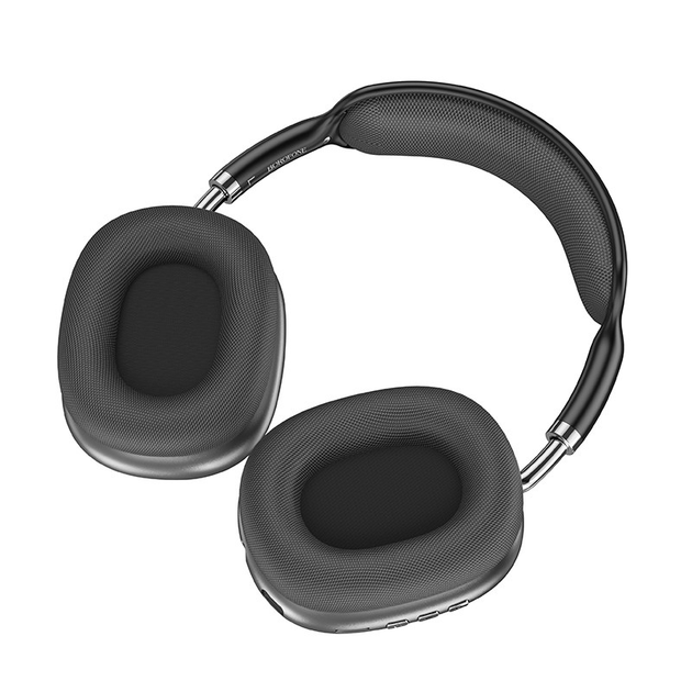 Bluetooth гарнітура BOROFONE BO22 Plus Elegant BT headphones Deep Space Gray), зображення 4