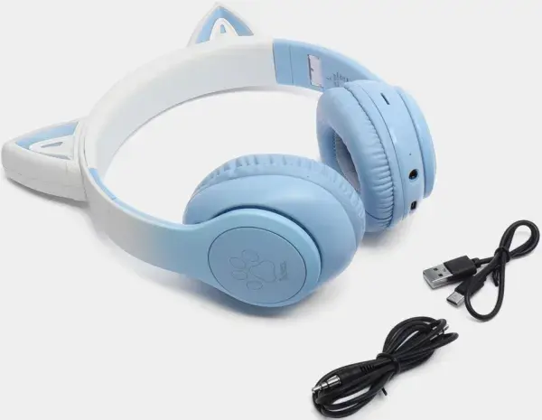 Bluetooth навушники Hoco W42 V5.3 blue), зображення 5 Bluetooth навушники Hoco W42 V5.3 blue), зображення 5