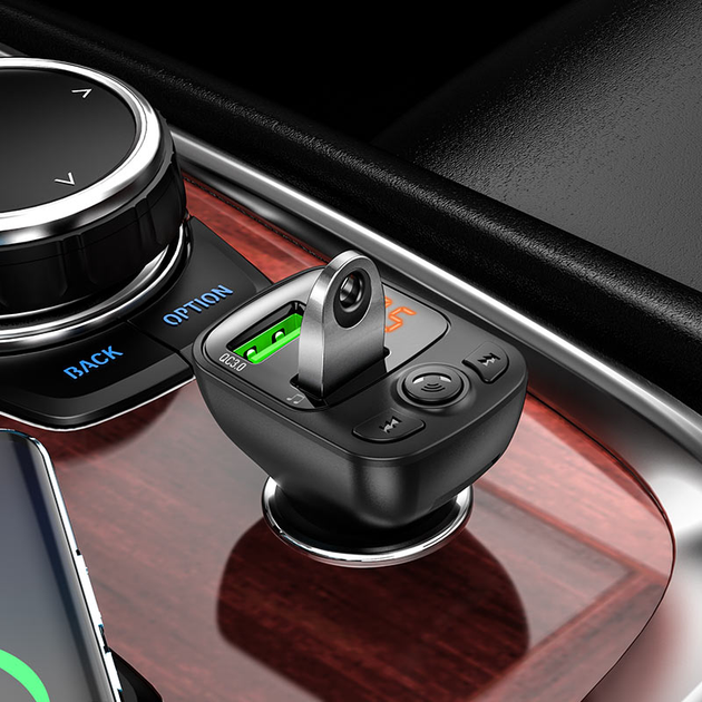 FM-модулятор BOROFONE BC41 bluetooth QC3.0), зображення 4 FM-модулятор BOROFONE BC41 bluetooth QC3.0), зображення 4