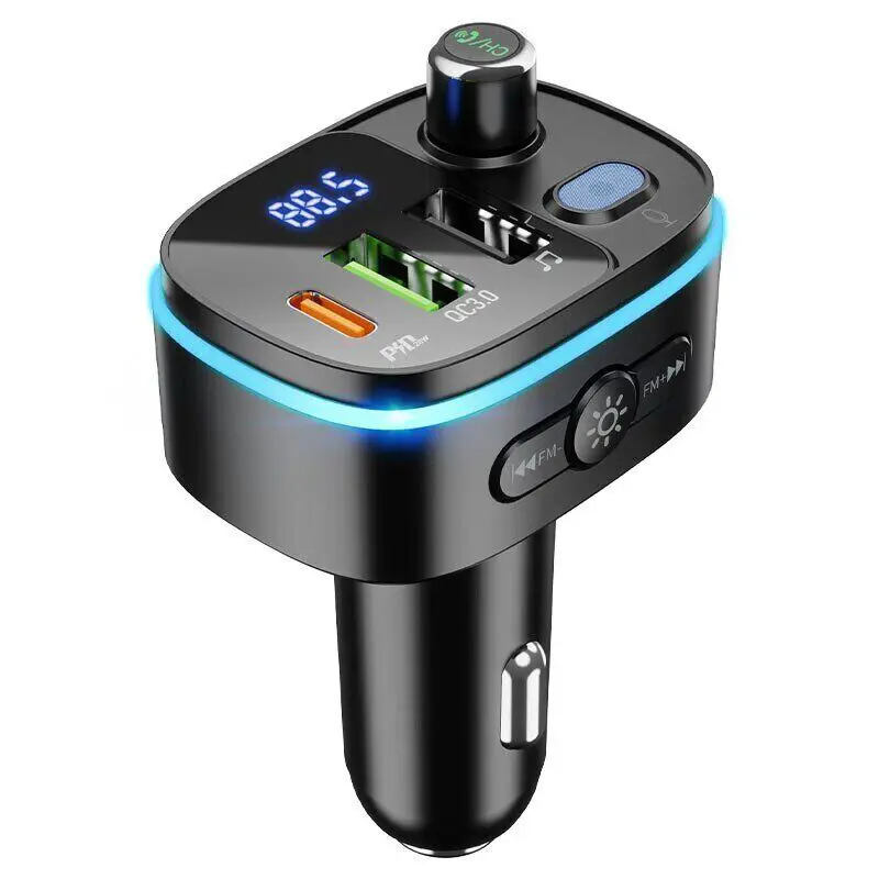 FM-модулятор HOCO E62 2USB PD20W QC3.0 bluetooth 5.0 чорний), зображення 9 FM-модулятор HOCO E62 2USB PD20W QC3.0 bluetooth 5.0 чорний), зображення 9