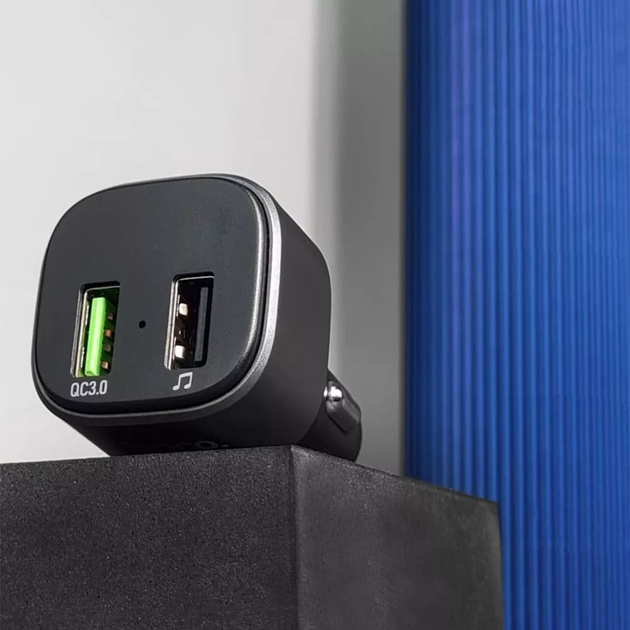 FM-модулятор HOCO E67 2USB QC3.0 BT5.0 black), зображення 8 FM-модулятор HOCO E67 2USB QC3.0 BT5.0 black), зображення 8