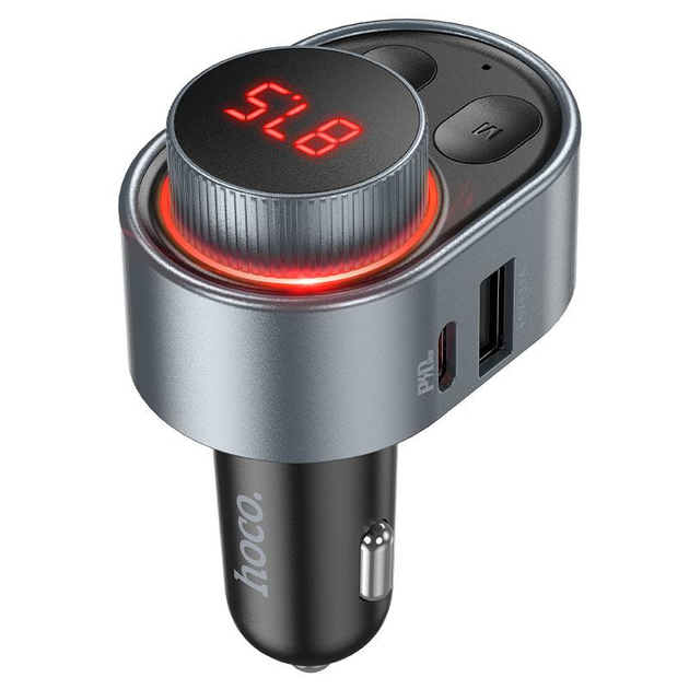 FM-модулятор HOCO E72 bluetooth QC PD30W), зображення 7