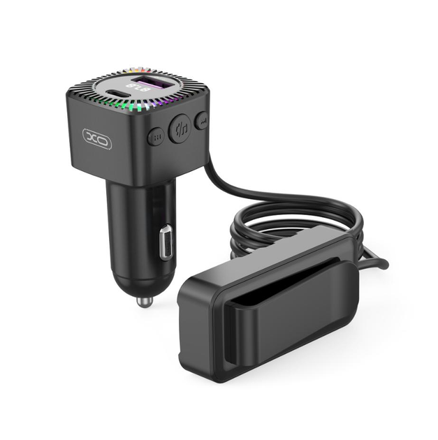 FM-модулятор XO BCC13 BТ Bluetooth 3USB, 2Type-C чорний), зображення 5 FM-модулятор XO BCC13 BТ Bluetooth 3USB, 2Type-C чорний), зображення 5