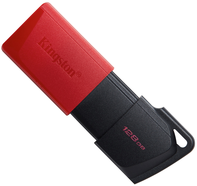 Флешка KINGSTON DataTraveler Exodia M 128 GB USB 3.2 Black/Red), зображення 2 Флешка KINGSTON DataTraveler Exodia M 128 GB USB 3.2 Black/Red), зображення 2