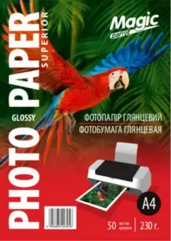 Фотопапір Magic A4 глянцевий 230g (50 аркушів) від батарейки.com.ua