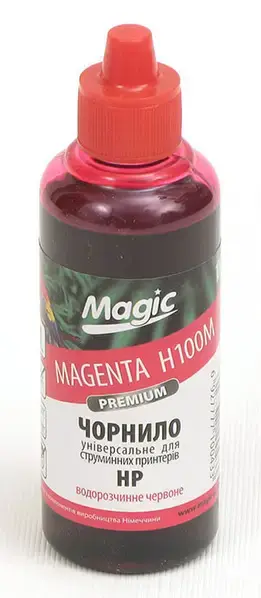 Чорнило HP-Magenta універсальне (Premium) 100 мл для принтерів HP водорозчине від батарейки.com.ua