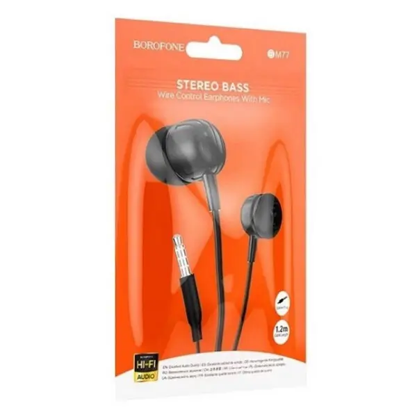 Навушники BOROFONE BM77 black), зображення 2 Навушники BOROFONE BM77 black), зображення 2