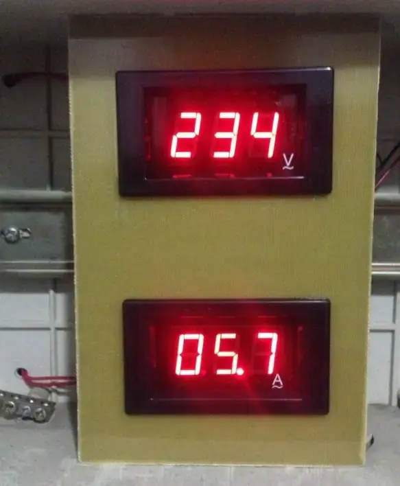 Індикатор Вольтметр 85AC экран 0,56" 90-500 В(червоні цифри)), зображення 3