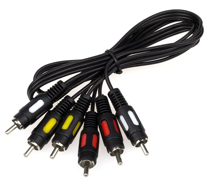 Кабель ATCOM 3RCA-3RCA 3.0m 10712 від батарейки.com.ua