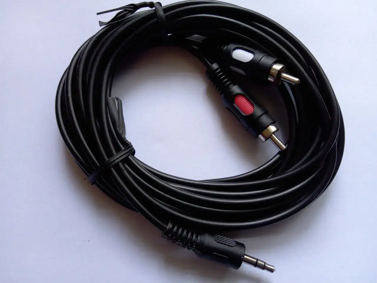 Кабель ATCOM AUX jack3.5 - 2RCA 5.0m 10709 від батарейки.com.ua