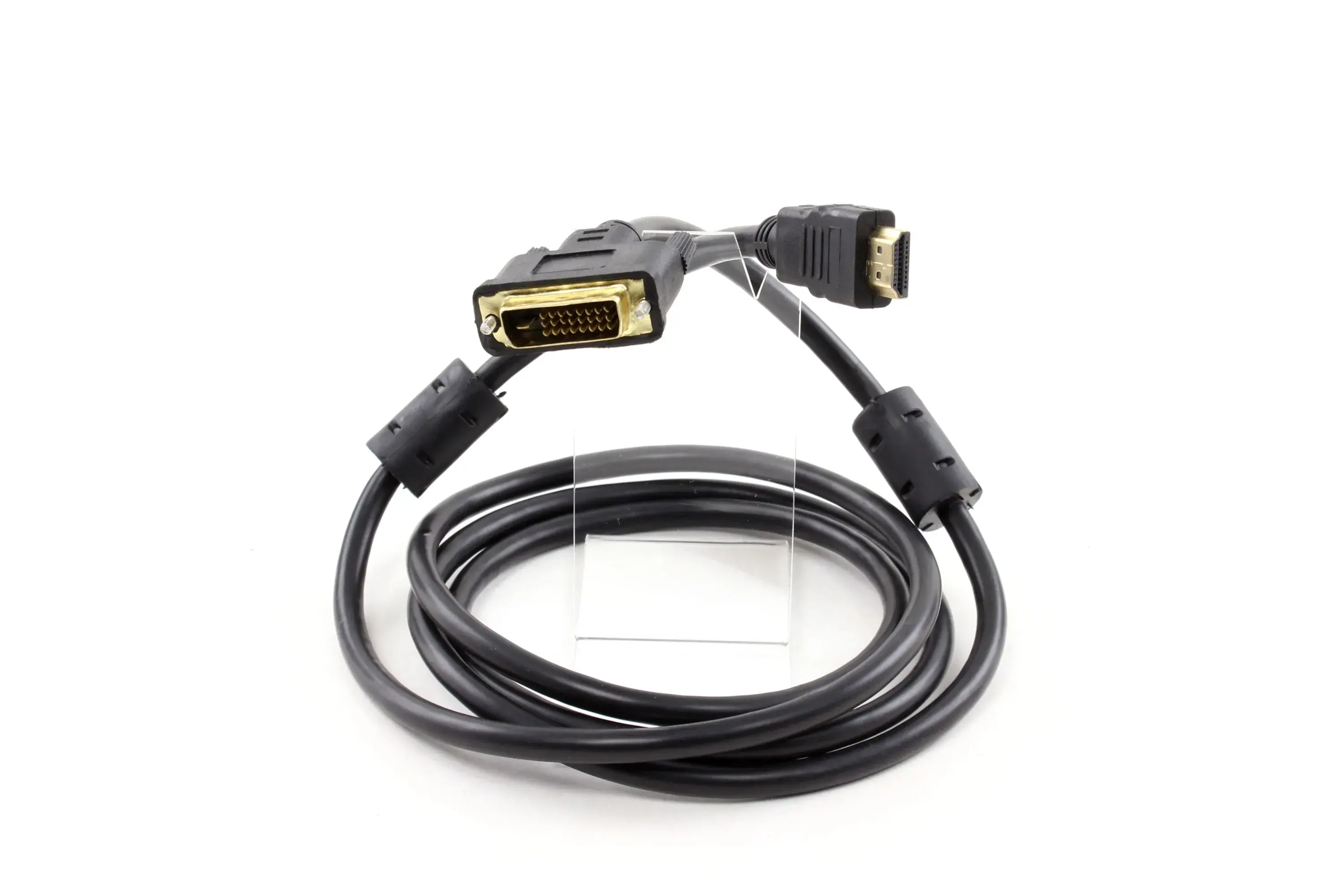 Кабель ATCOM DVI - HDMI 24pin 1.8m чорний 3808), зображення 3