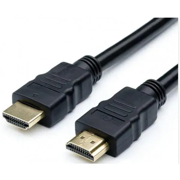 Кабель ATCOM HDMI - HDMI Standard 1.4 3.0m black 17392), зображення 2 Кабель ATCOM HDMI - HDMI Standard 1.4 3.0m black 17392), зображення 2