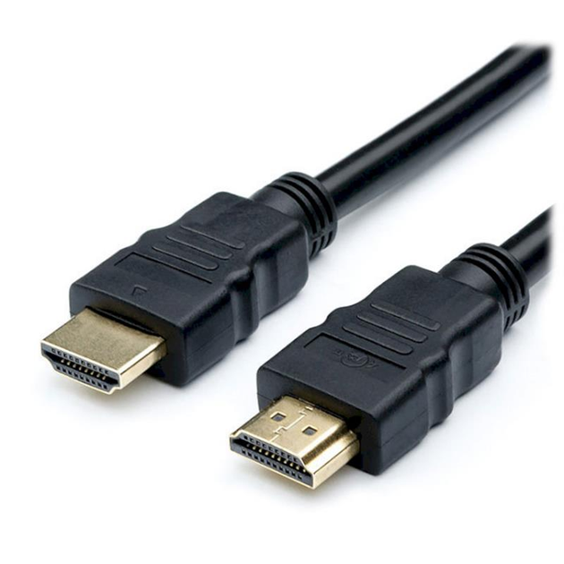 Кабель ATCOM HDMI-HDMI Standard 1.4 CCS PE 1,5m black 17001 від батарейки.com.ua
