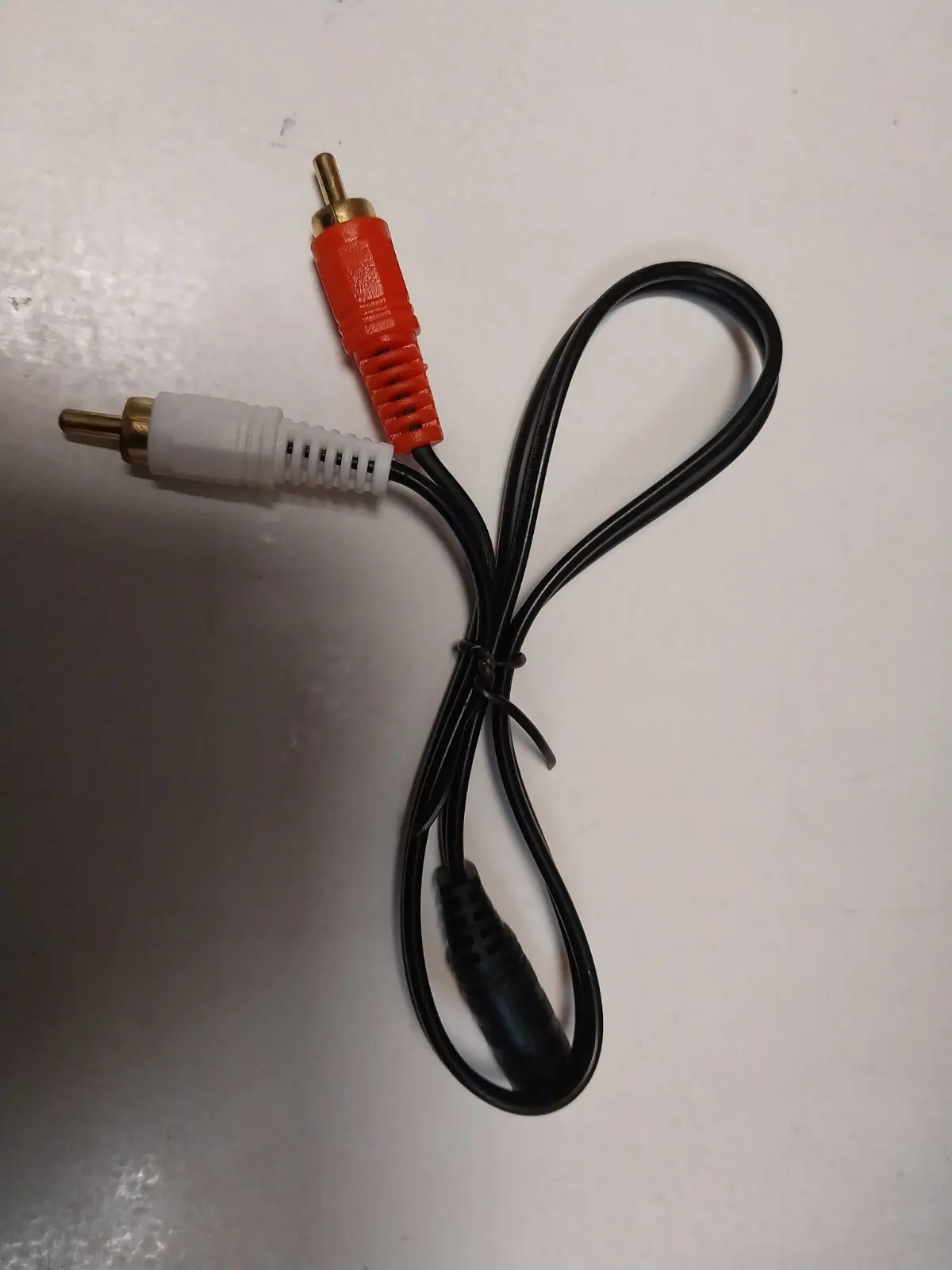 Кабель AUX jack (мати) - 2RCA (2 тюльпани батько) 40 см від батарейки.com.ua