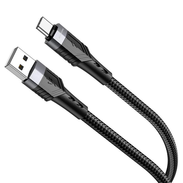 Кабель BOROFONE BU35 USB to Type-C 2A 1m black), зображення 4