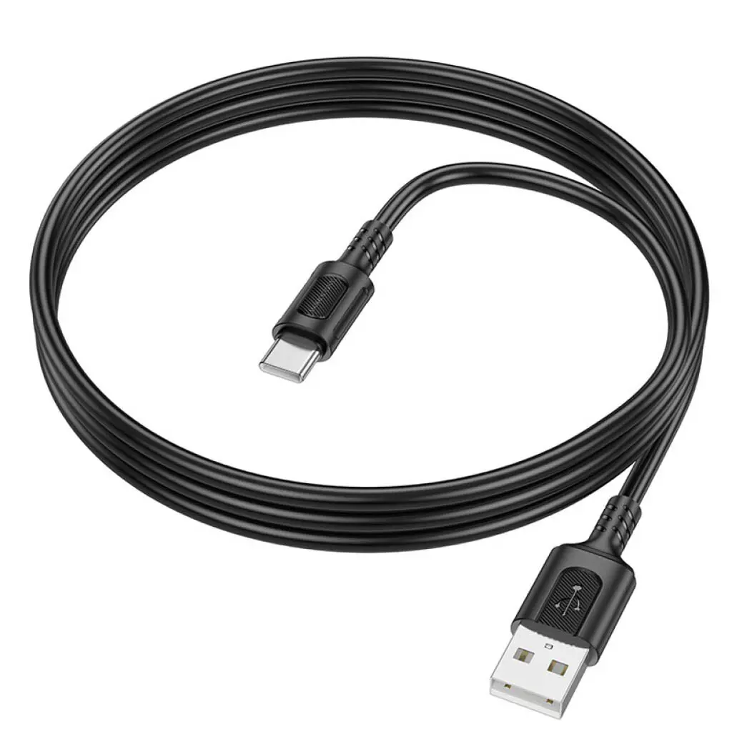 Кабель BOROFONE BX111 USB AM - Type-C 3A/1m чорний), зображення 3