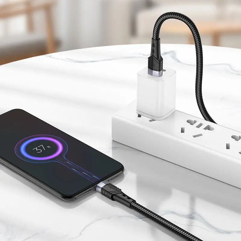 Кабель BOROFONE BU35 USB to Type-C 2A 1m black), зображення 2