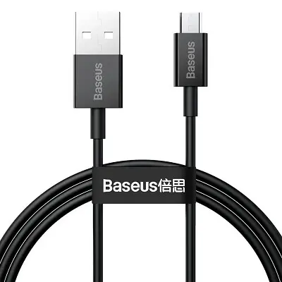 Кабель Baseus USB AM - Micro CAMYS-А-01 2A 2m Black), зображення 3