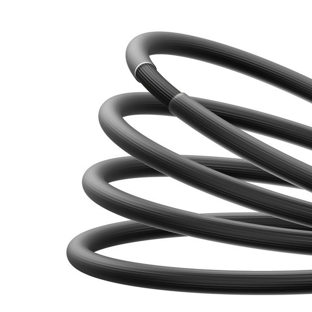 Кабель Baseus USB AM - lightning CoolPlay CAKW000401 2,4A 1m Black), зображення 5 Кабель Baseus USB AM - lightning CoolPlay CAKW000401 2,4A 1m Black), зображення 5