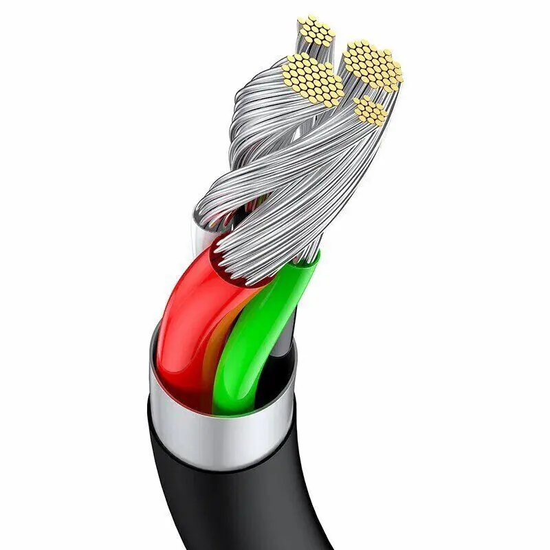 Кабель Baseus USB AM>Type-C Data Cable 66W 1m CATYS-01 Black), зображення 5