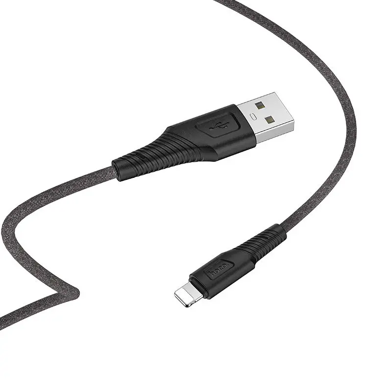 Кабель HOCO USB to Micro U58 data for 2,4A 1.2m. Black