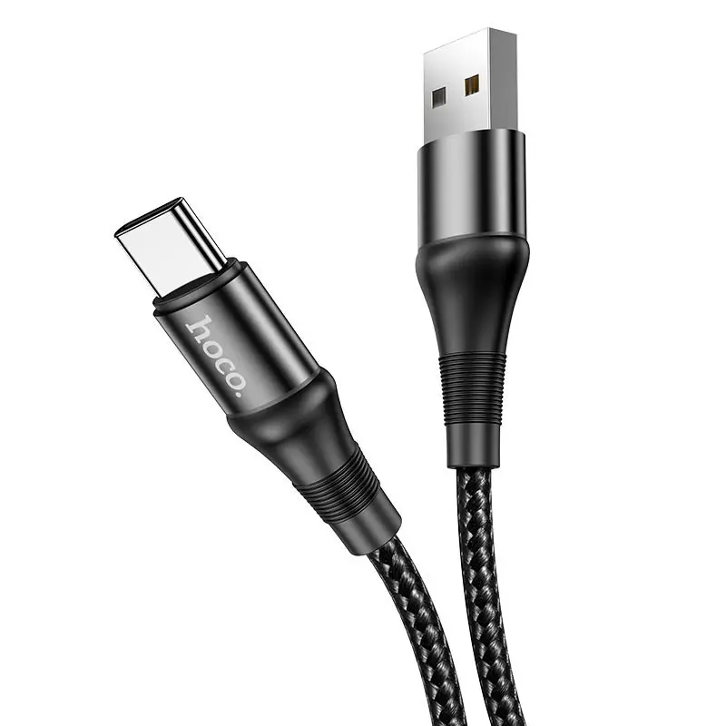 Кабель HOCO X50 USB - Type-C 2,4A 1m чорний), зображення 2