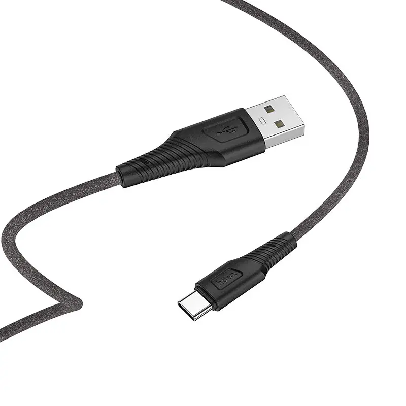 Кабель HOCO X58 USB AM - Type-C silicone data 4A 1m black від батарейки.com.ua