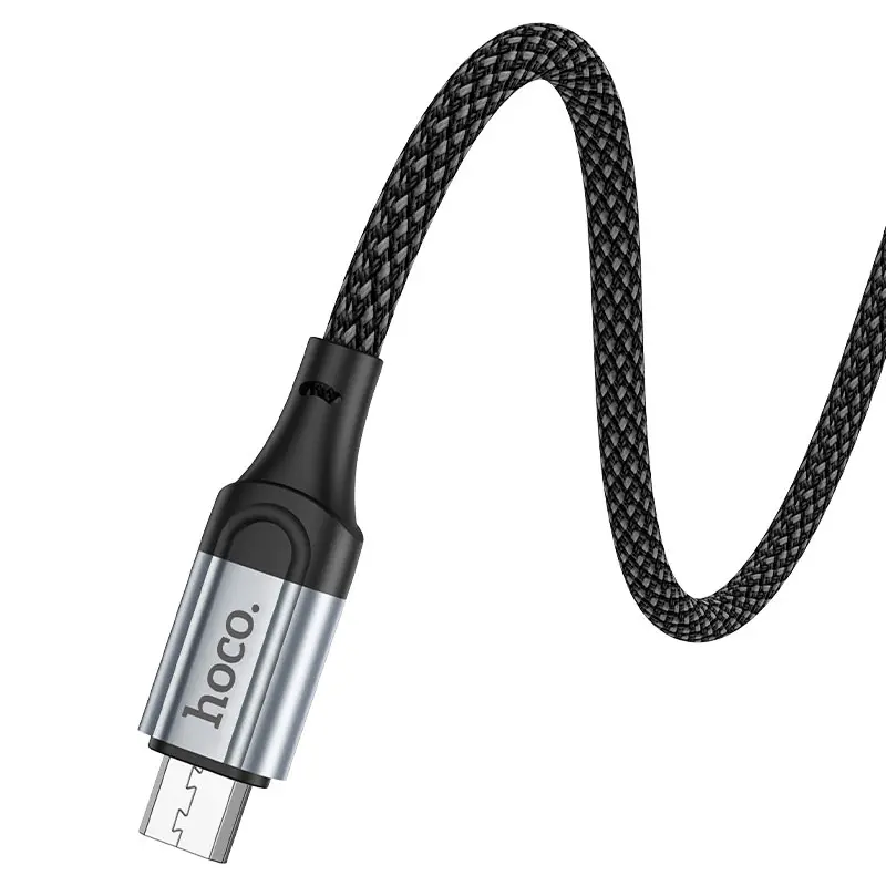 Кабель HOCO X102 USB - Micro 2,4A 1m чорний), зображення 5