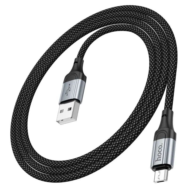 Кабель HOCO X102 USB - Micro 2,4A 1m чорний), зображення 7