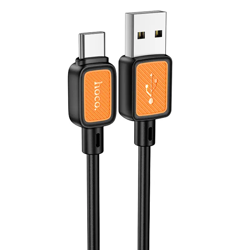 Кабель HOCO X108 USB AM - Type-C 2,4A 1м чорний), зображення 2