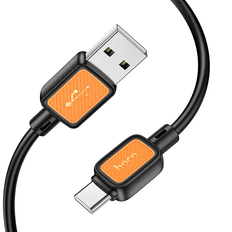 Кабель HOCO X108 USB AM - Type-C 2,4A 1м чорний від батарейки.com.ua
