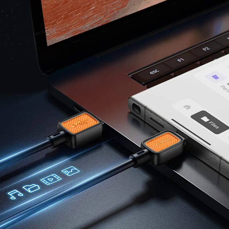 Кабель HOCO X108 USB AM - Type-C 2,4A 1м чорний), зображення 4
