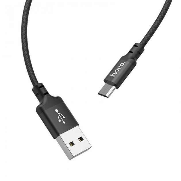 Кабель HOCO X14 Times USB - Micro 1м black), зображення 3