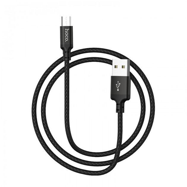 Кабель HOCO X14 Times USB - Micro 1м black), зображення 4