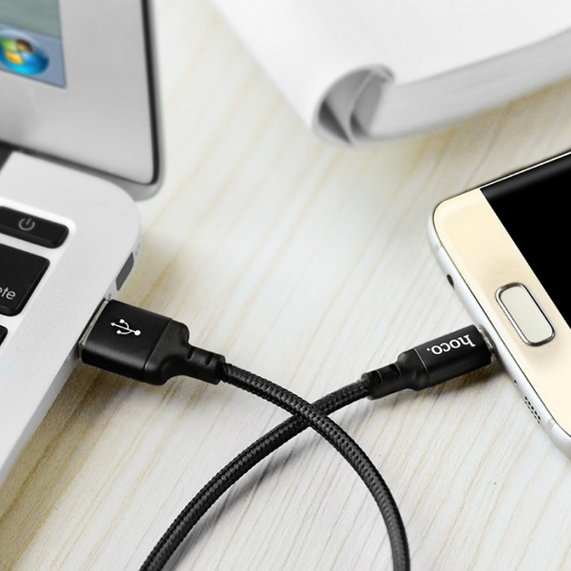 Кабель HOCO X14 Times USB - Micro 1м black), зображення 8
