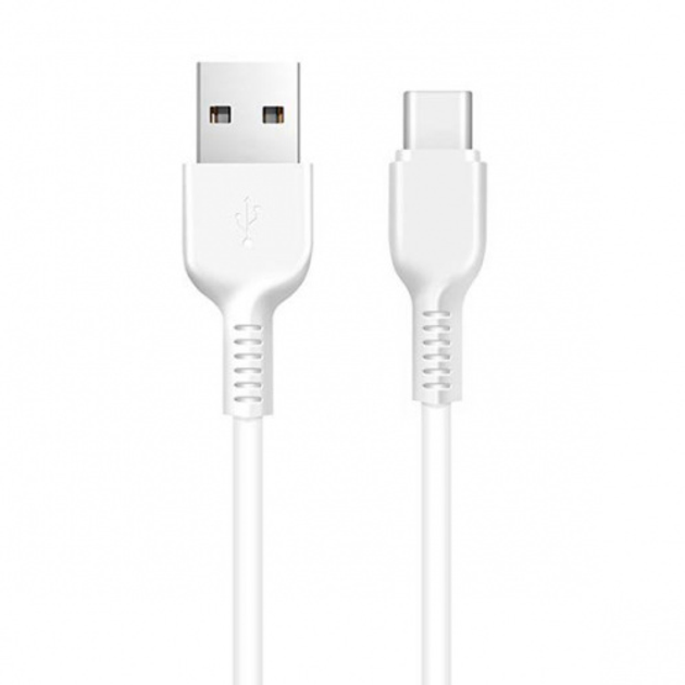 Кабель HOCO X20 USB - Type-C 2A 1m White), зображення 4 Кабель HOCO X20 USB - Type-C 2A 1m White), зображення 4