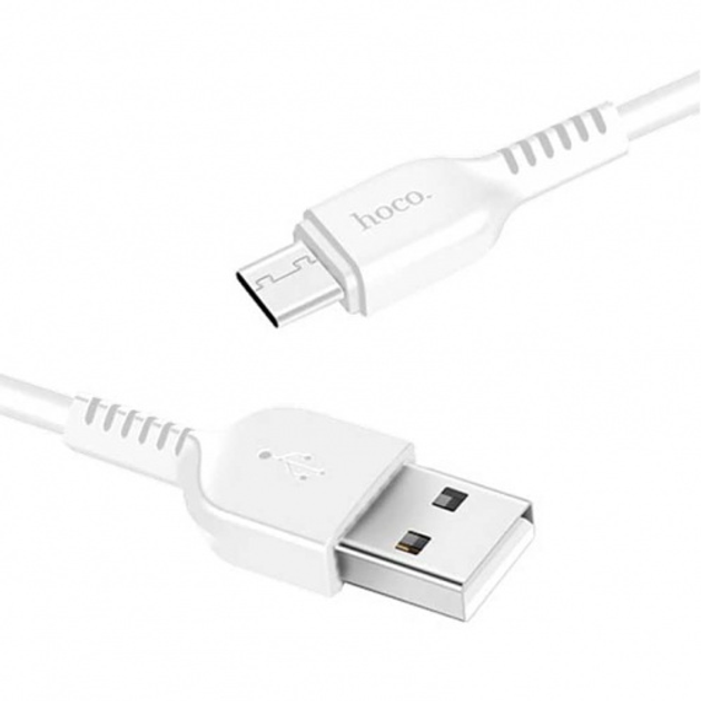 Кабель HOCO X20 USB - Type-C 2A 1m White від батарейки.com.ua