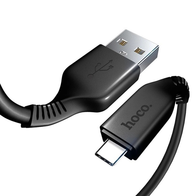 Кабель HOCO X20 USB - Type-C 1м black), зображення 3