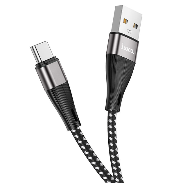 Кабель HOCO X57 USB AM - Type-C 1м black), зображення 2