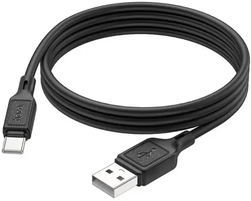 Кабель HOCO X90 USB - Type-C 3A 1m silicone чорний від батарейки.com.ua
