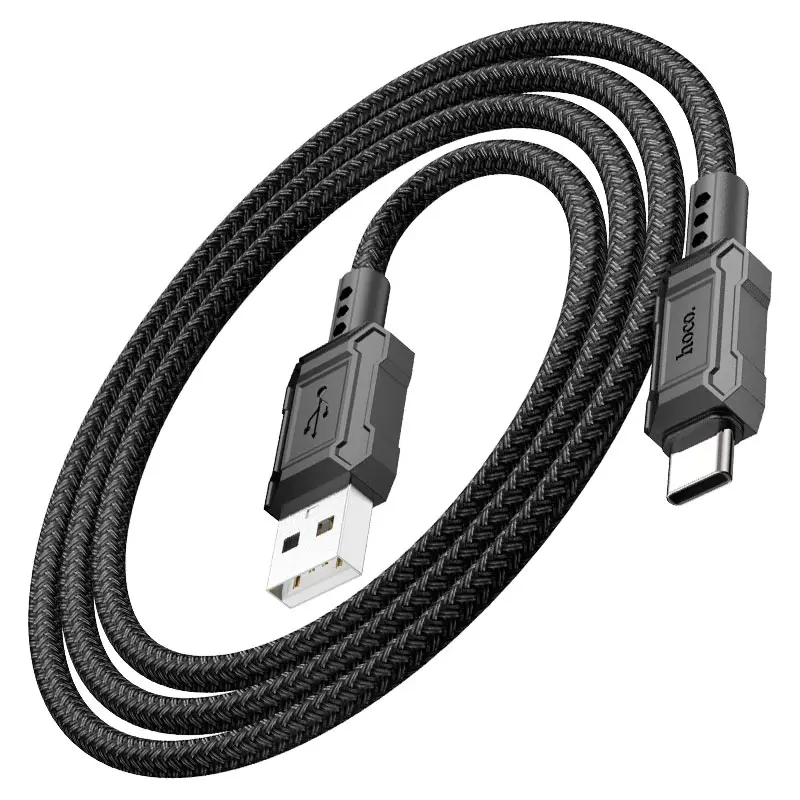 Кабель HOCO X94 USB - Type-C 3A 1m чорний), зображення 3