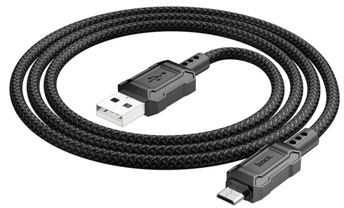 Кабель HOCO X94 USB AM - Micro data 3A 1m Black від батарейки.com.ua