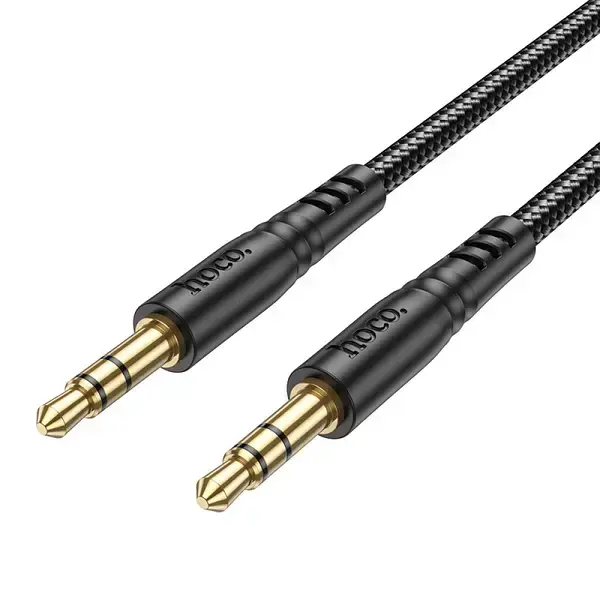 Кабель НОСО UPA24 jack - jack 1m Black), зображення 3 Кабель НОСО UPA24 jack - jack 1m Black), зображення 3