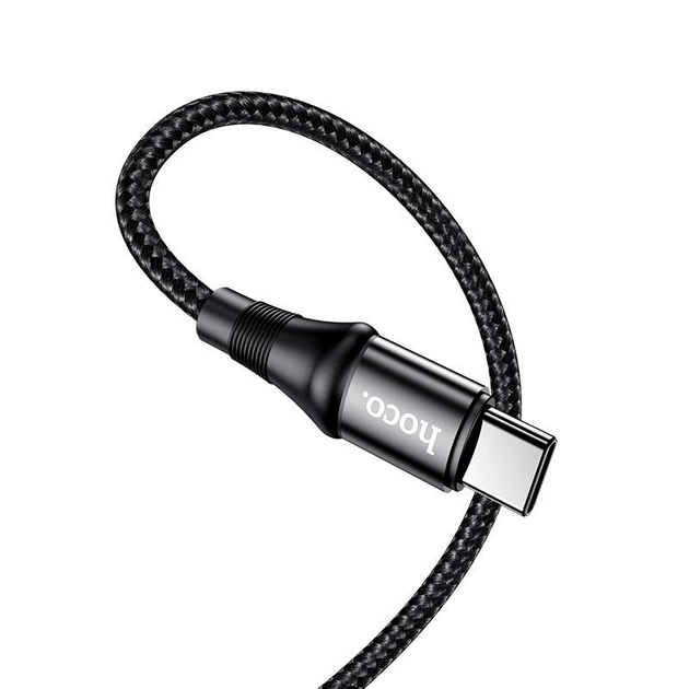 Кабель PD(Power Delivery) HOCO X50 Exquisito Type-C - Type-C 5A 100W 2m Black), зображення 4