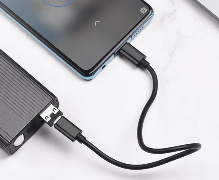 Кабель PD Power Delivery HOCO U86 USB - Micto + Type-C + Lightning 3A 0,28m Black), зображення 11 Кабель PD Power Delivery HOCO U86 USB - Micto + Type-C + Lightning 3A 0,28m Black), зображення 11