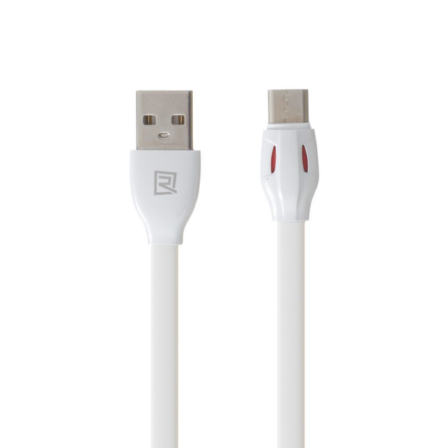 Кабель Remax Laser RC-035а USB - Type-C 1м white), зображення 3