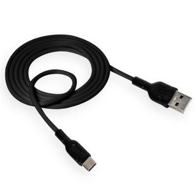 Кабель XO NB-212 USB - Type-C 2,1A 1m чорний), зображення 4 Кабель XO NB-212 USB - Type-C 2,1A 1m чорний), зображення 4