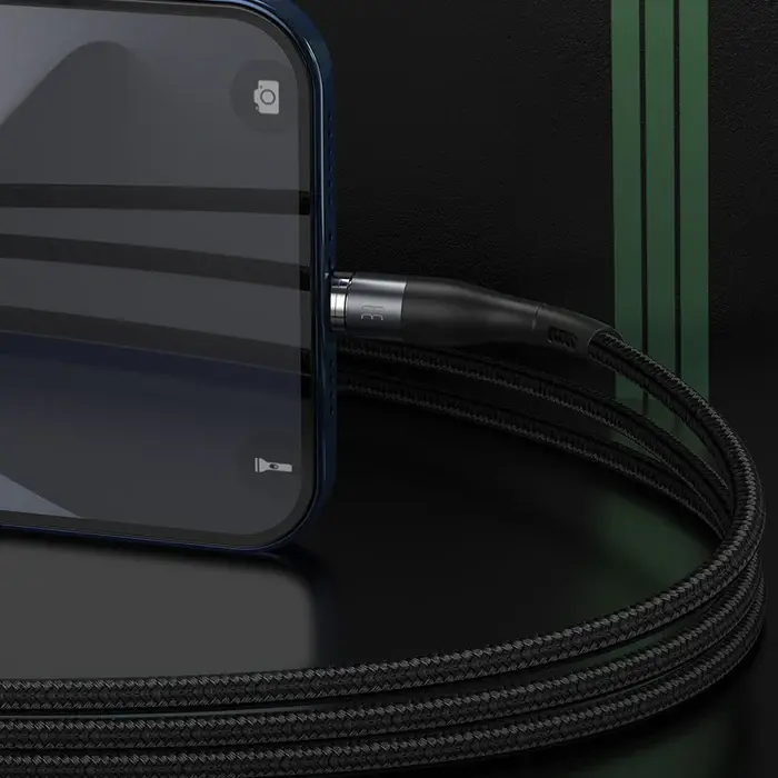Кабель магнітний Baseus CALXC-KG1 USB - Lightning 2.1A 1m Grey-black), зображення 8