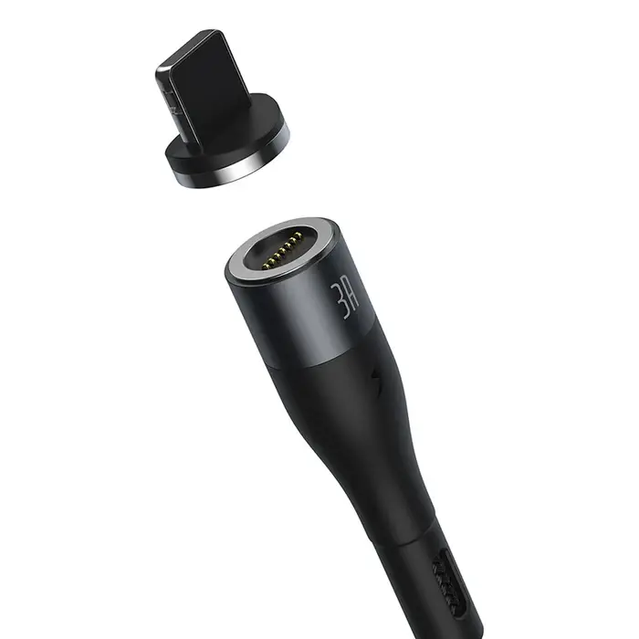 Кабель магнітний Baseus CALXC-KG1 USB - Lightning 2.1A 1m Grey-black), зображення 10