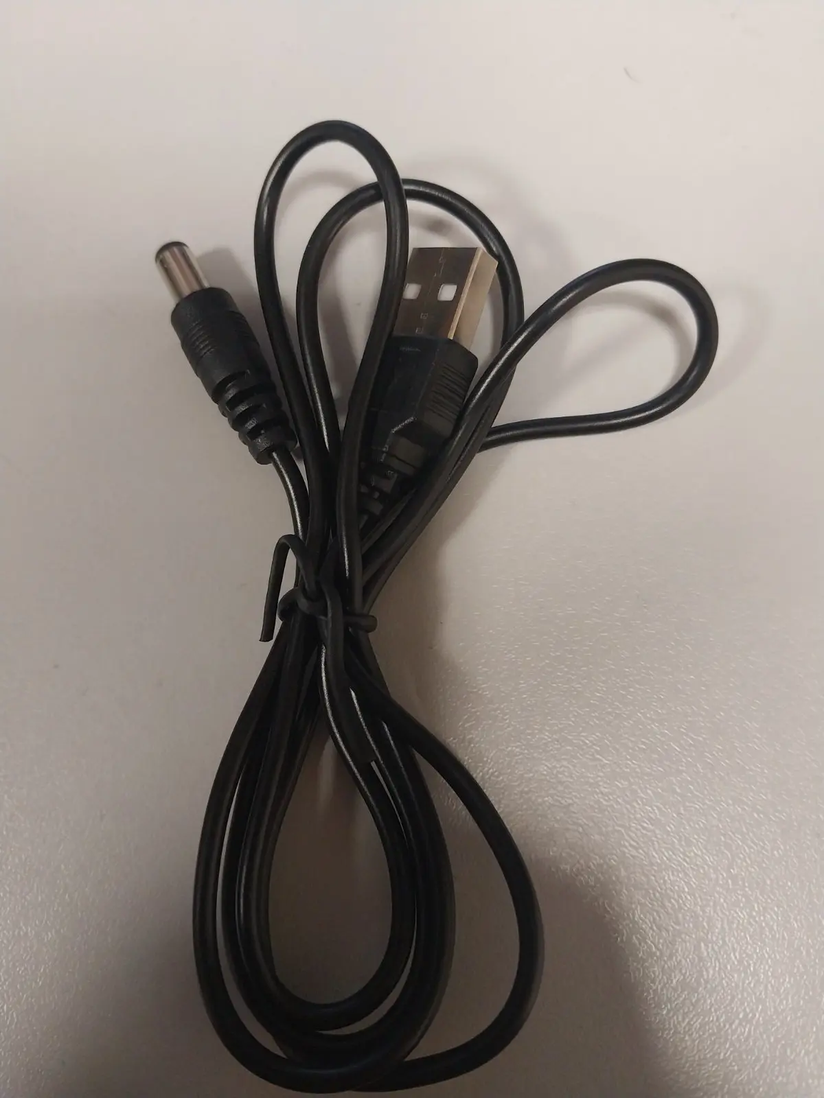 Кабель живлення Power USB - 5,5/2,1 mm 1метр від батарейки.com.ua